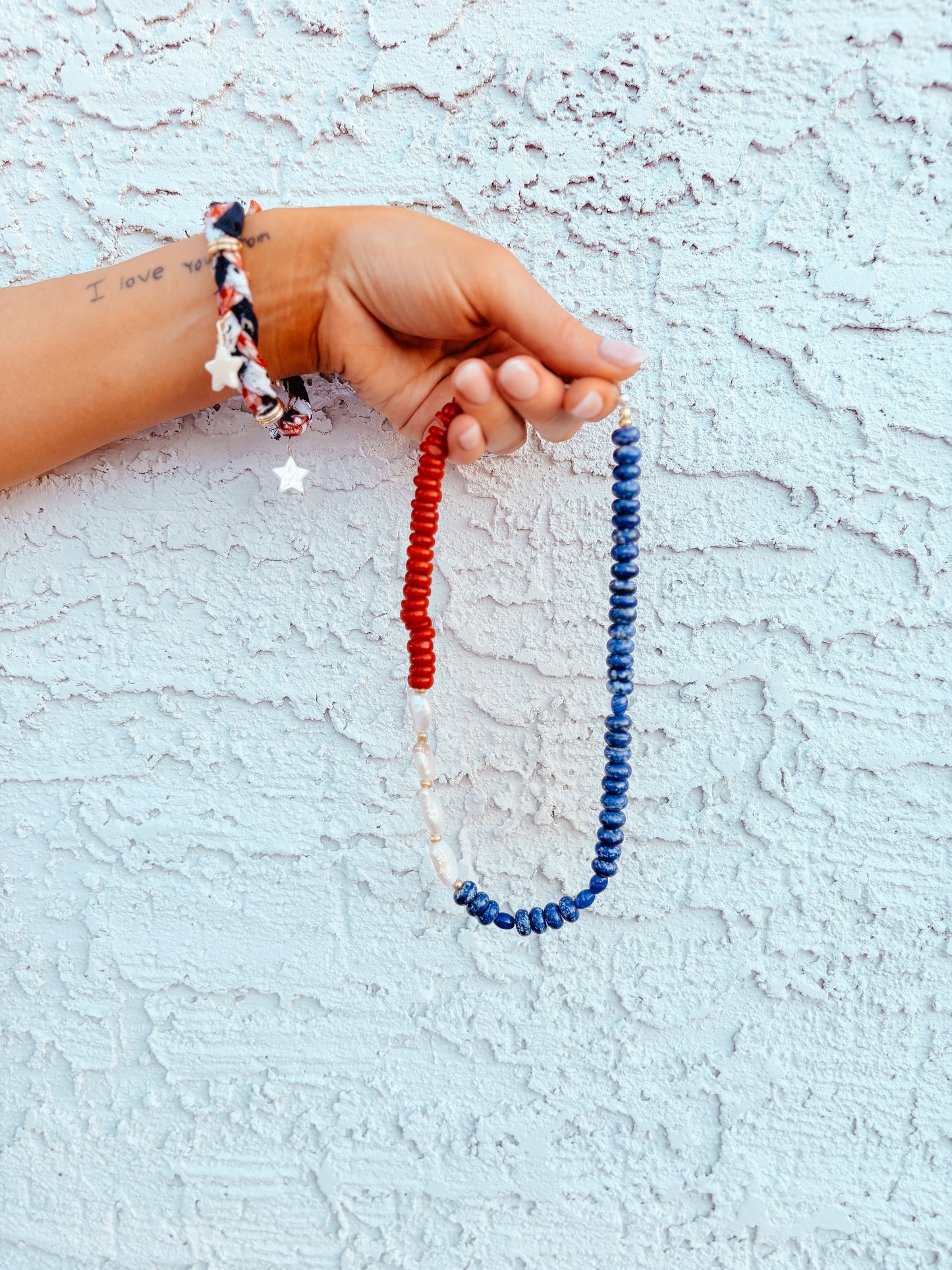 Coral and Pearl Necklace