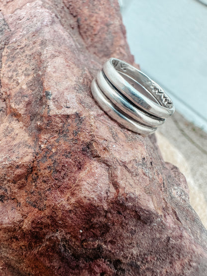 Triple Decker Ring