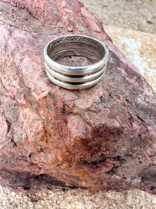 Triple Decker Ring