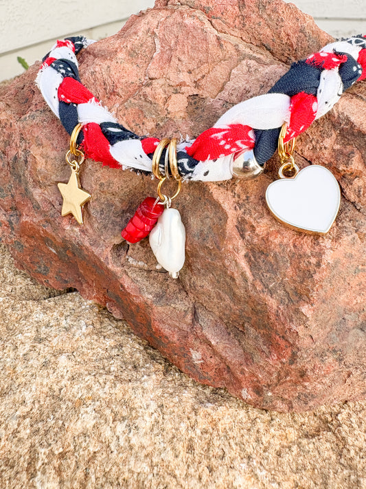 RW&B Bandana Necklace